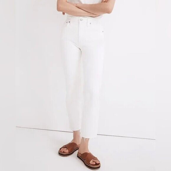 Madewell Denim - Madewell Women's High Rise Jeans - White